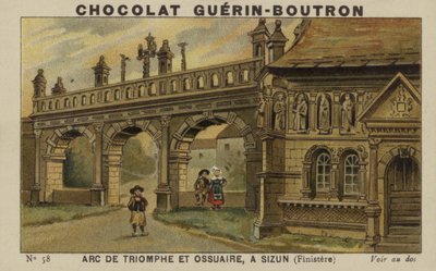 フィニステーレシズンの凱旋門とオスワール 作： French School