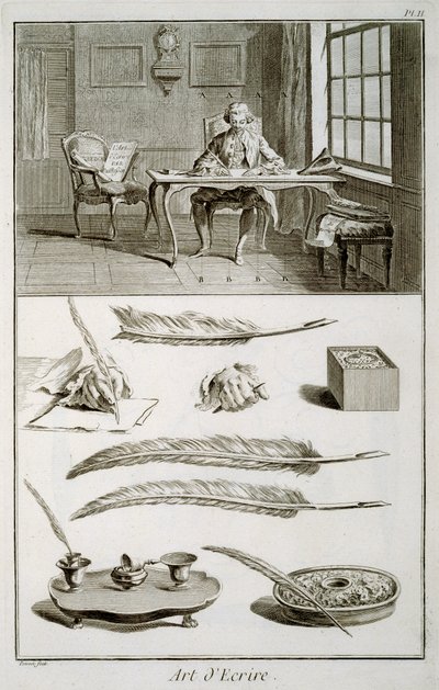 Diderots Encyclopedieの版画、プレート 作： French School