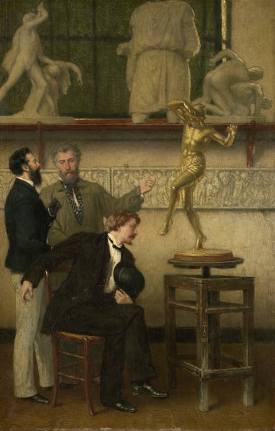 彼のスタジオのアーティスト 作： French School