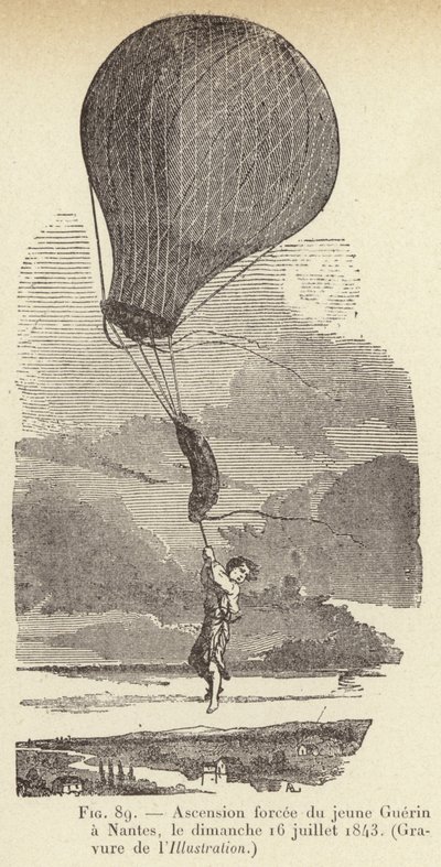 ナントにおける若きゲランの昇天（1843年7月16日日曜日 作： French School