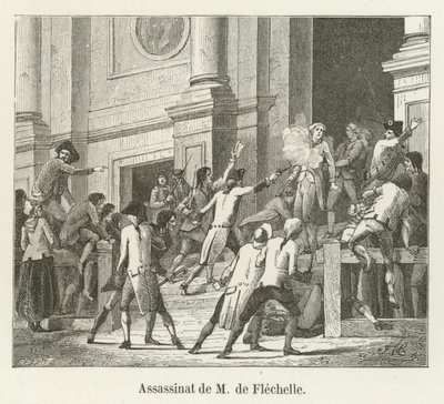M de Flechelleの暗殺 作： French School