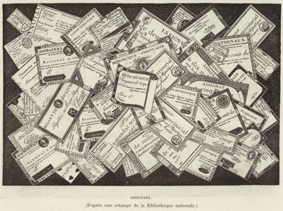 アシグナートフランス革命の通貨、アシニャット（彫刻作品 作： French School