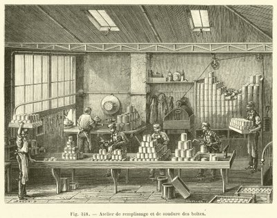 缶詰・溶接工房（彫刻 作： French School