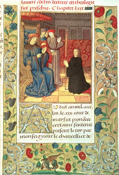 アトラスMs Fr.2679 f.377ジャッククール（c.1395-1456）、Charles VII（1403-61）c.1390-1453より前 作： French School