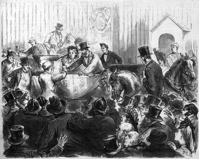 イギリス女王ヴィクトリア（1819-1901）への攻撃 作： French School