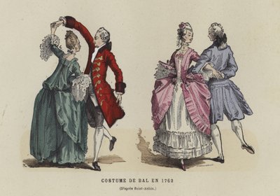 ボールコスチューム、1762 作： French School