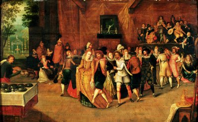アンリ3世の治世中の球、1574-89 作： French School