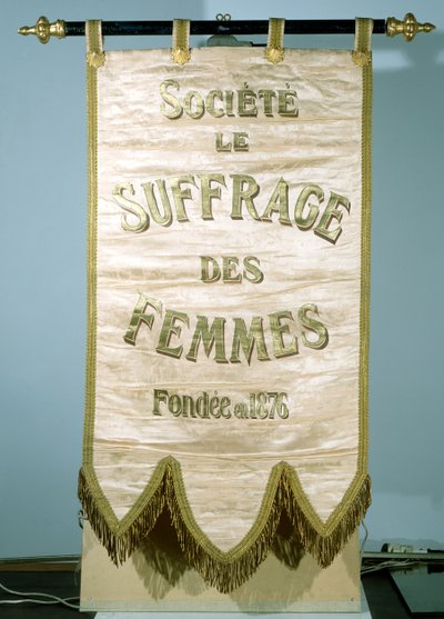 Societe Le Suffrage de Femmesのバナー（シルク） 作： French School