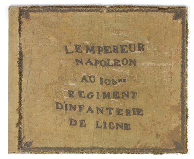 フランス第105連隊の旗、c.1815 作： French School