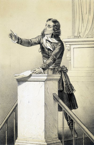 Barrère - アルベール・モーリンの「Galerie historique de la Revolution francaise」にて 作： French School