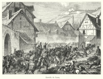 ラオンの戦い（版画 作： French School