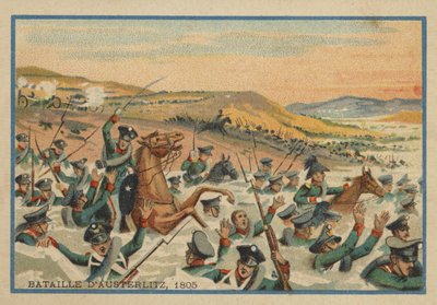 1805年のアウステルリッツの戦い 作： French School