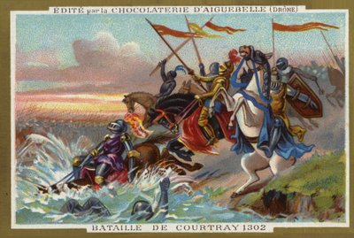 1302年のコートライの戦い 作： French School