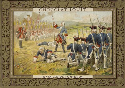 フォンテノイの戦い、1745 作： French School