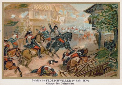フレーシュヴィレールの戦い、キュラシエの突撃 作： French School