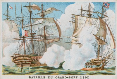 グランドポートの戦い、1810年 作： French School