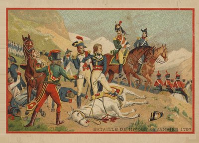 リヴォリの戦い、1797年1月14日 作： French School