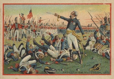 1814年のウォータールーの戦い 作： French School