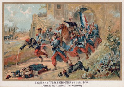 ヴィサンブールの戦い、シャトーガイスベルクの防衛 作： French School