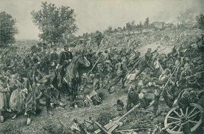 1870年8月6日の仏プロイセン戦争の価値のある戦い 作： French School