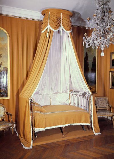 天蓋付きベッド、c.1790-91 作： French School