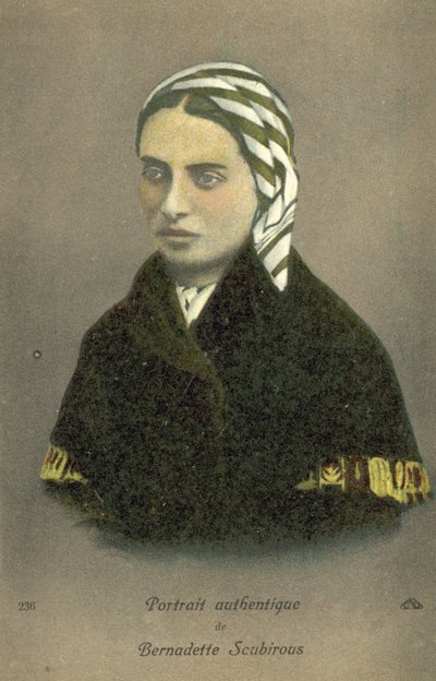 Bernadette Soubirous（カラーリトグラフ 作： French School
