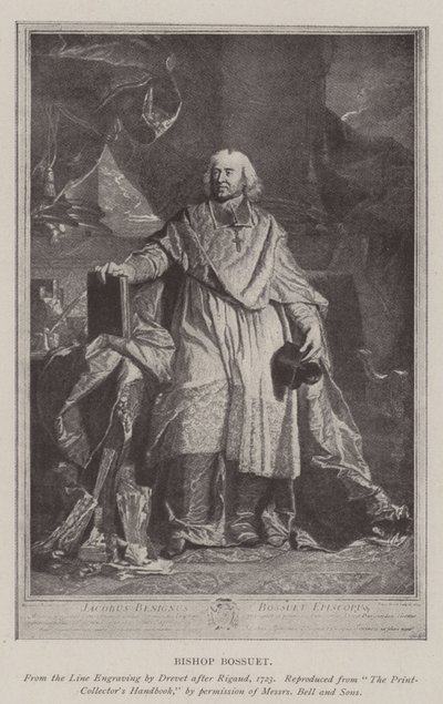 Bishop Bossuet（リトグラフ 作： French School