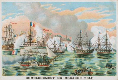 モガコの爆撃、モロッコ、フランスによる1844 作： French School
