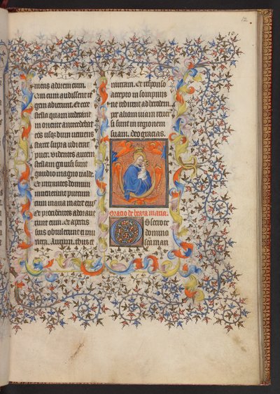 Book of Hours、追加 MS 32454 f.12r、フランス 作： French School