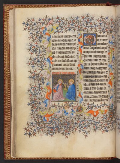 Livro de Horas, Add MS 32454 f.14v, França 作： French School