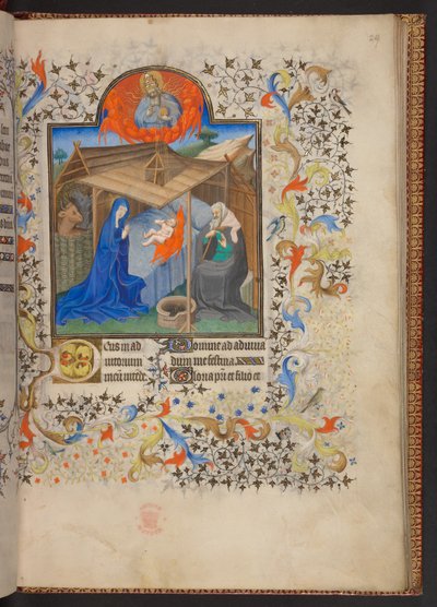 Book of Hours、追加 MS 32454 f.29r、フランス 作： French School