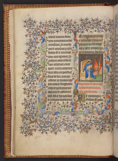 Book of Hours、追加 MS 32454 f.9v、フランス 作： French School