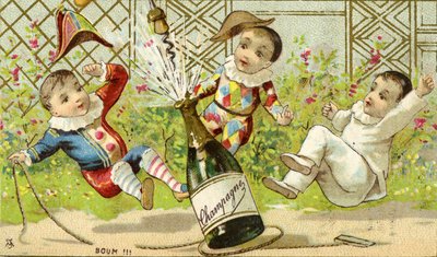 ボウム!!!シャンパン！、1895年頃（488393も参照） 作： French School