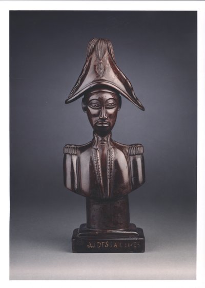 ジャン=ジャック・デサリンの胸像（c.1758-1806）（木） 作： French School