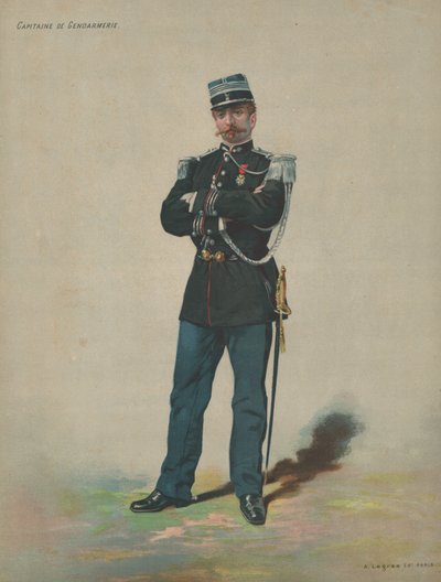 憲兵隊長 作： French School