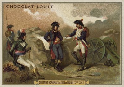 1793年12月、フランス革命戦争、トゥーロン包囲戦でのナポレオンボナパルト大尉 作： French School