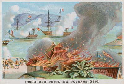 1859年にトゥラーヌの砦を占領 作： French School