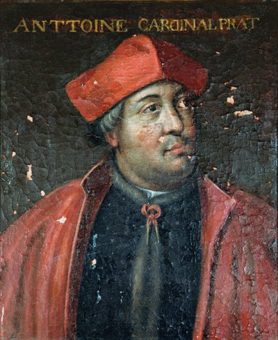 アントワーヌデュプラ枢機卿（1463-1535）、法王、1617-38 作： French School