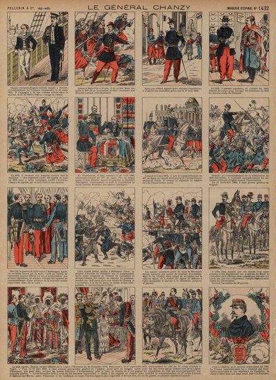 フランスの将軍、アルフレッド・シャンジーの経歴（カラー図版 作： French School