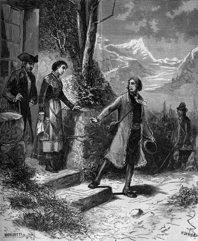 カール・フォン・リンネ（1707～1778）は、婚約者と別れてイギリスとオランダを旅した博物学者・スウェーデン人作家。 作： French School