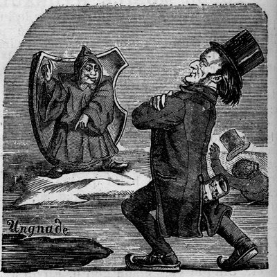 ドイツの作曲家リヒャルト・ワーグナー（1813-1883）の漫画 作： French School