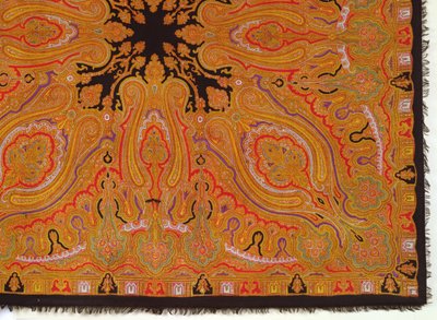 カシミヤスカーフ、1870-80年頃（織物） 作： French School