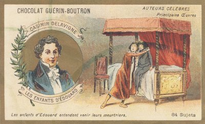Casimir Delavigne (1793-1843) フランスの詩人・劇作家、3幕からなる悲劇「Les enfants d