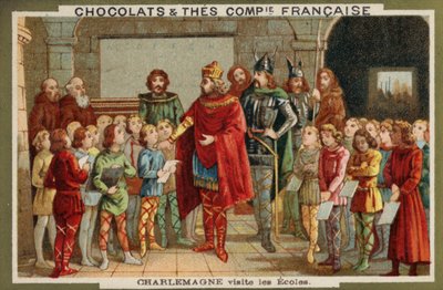 学校を訪れるシャルルマーニュ 作： French School