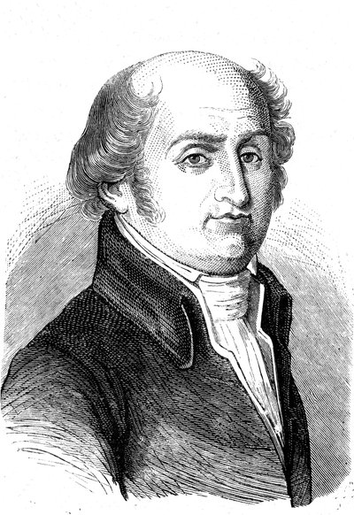 シャルル・ジルベール・ロム（1750-1795）フランスの数学者、革命家、政治家。1868年 作： French School
