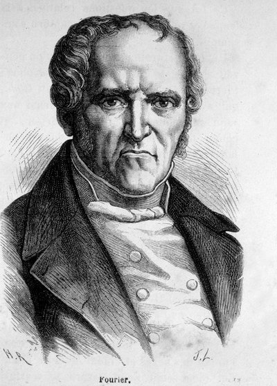 シャルル・フーリエ（1772-1837）：フランスの哲学者・経済学者。 作： French School