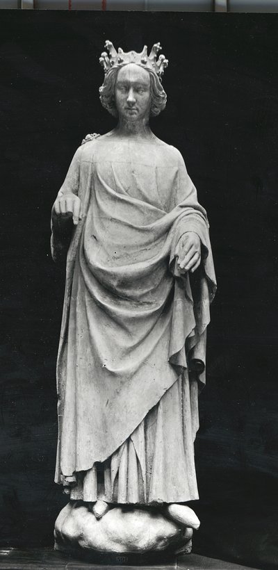 シャルル6世（1368-1422）フランスの王、ポワティエのパレドジャスティス出身、元は14世紀後半（石膏版） 作： French School