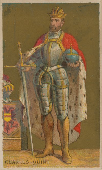 チャールズ5世、神聖ローマ皇帝（1500-1558） 作： French School