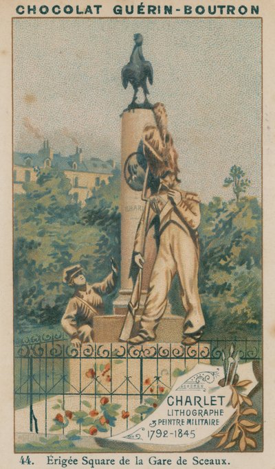 チャーレット、リソグラファー＆ミリタリーペインター、1792-1845、エリジースクエアデラガールドスー 作： French School