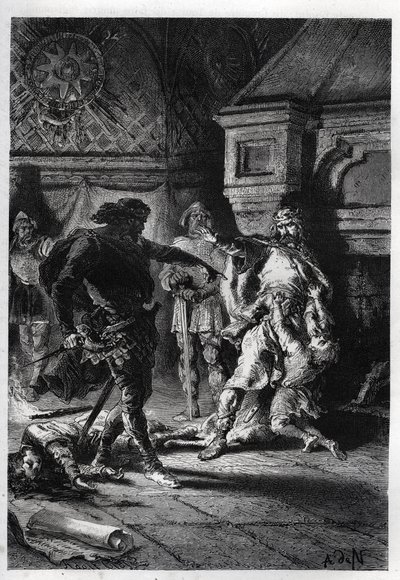 Childebert I (c498-558) at the Murder of his Brothers